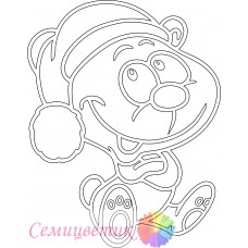 Мишка в шапке